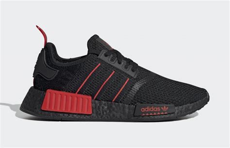 adidas nmd r1 schwarz rot herren|nmd r1 original.